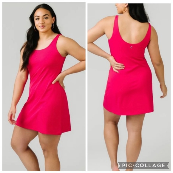 ZYIA Dresses & Skirts - Zyia Match‎ Point Athletic Tennis Dress Bright Red XS